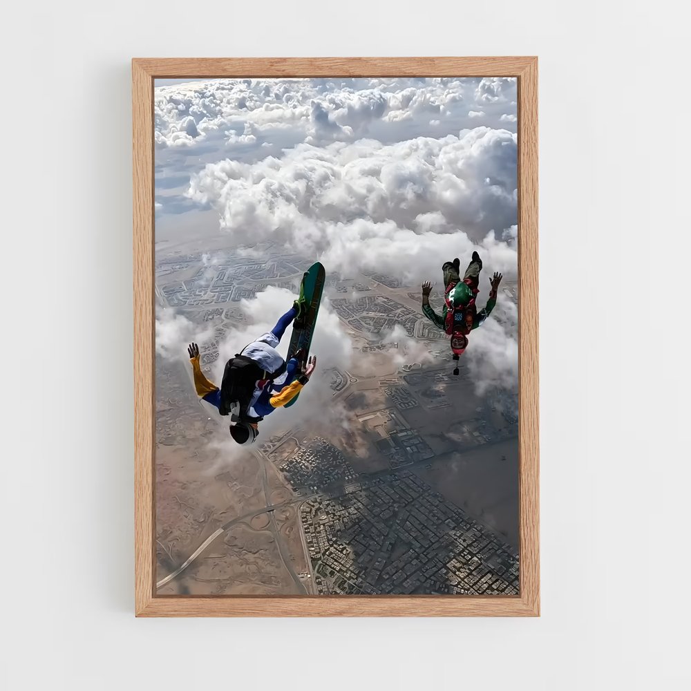 Poster games de skydiving – affiche Parachutisme (vue 4)